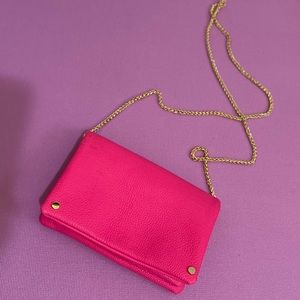 Street Level Hot Pink convertible crossbody/clutch
